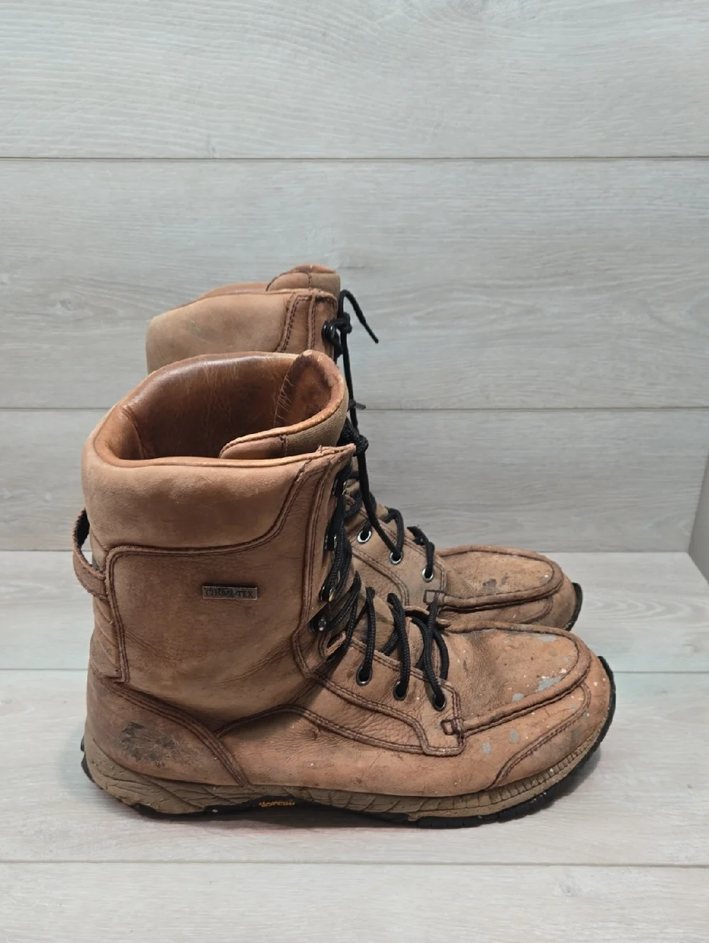 Chippewa Mens Soft Toe Leather Lace-Up Work Boots Shoes HighTop 11.5W Sneakers